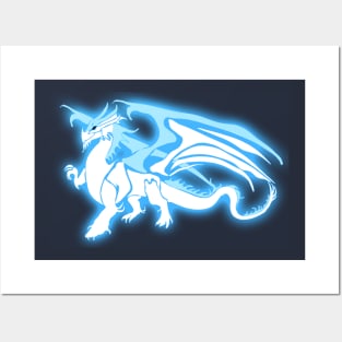 Ice Dragon Posters and Art